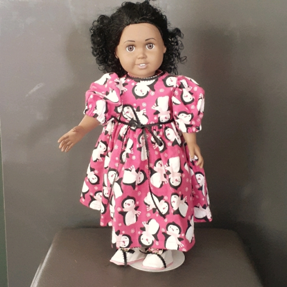 18 inch doll pink dress or nightgown